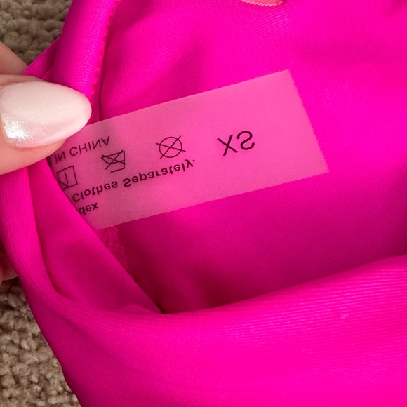 SHEIN Pink Bikini & ZAFUL Babdeau Bikini Top - Picture 4 of 5